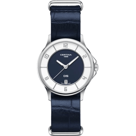 DS-6 Lady Stainless Steel / Blue / NATO