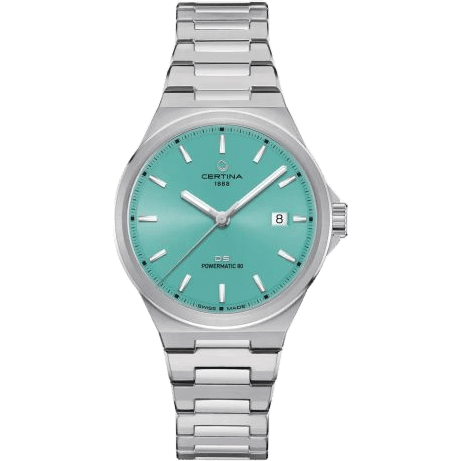 DS-7 Powermatic 80 Stainless Steel / Light Blue / Bracelet