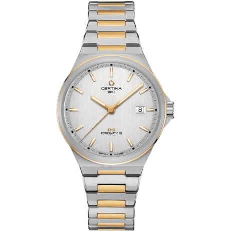 DS-7 Powermatic 80 Stainless Steel - Yellow Gold / Silver / Bracelet