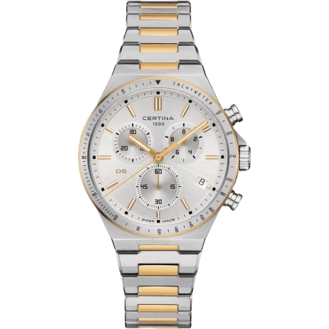 DS-7 Chronograph Stainless Steel - Yellow Gold / Silver / Bracelet