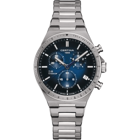 DS-7 Chronograph Titanium / Blue / Bracelet