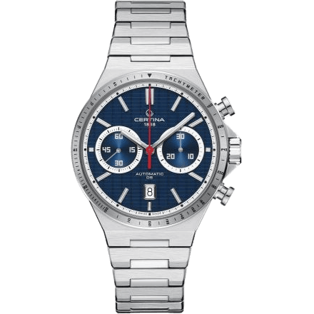 DS-7 Chrono Auto Stainless Steel / Blue / Bracelet