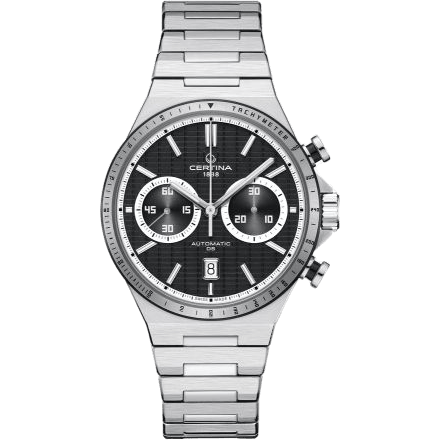 DS-7 Chrono Auto Stainless Steel / Black / Bracelet