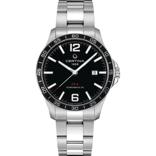 DS-8 Powermatic Stainless Steel / Black / Bracelet