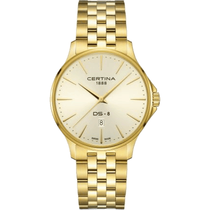 DS-8 Gent Quartz Yellow Gold / Champagne / Bracelet