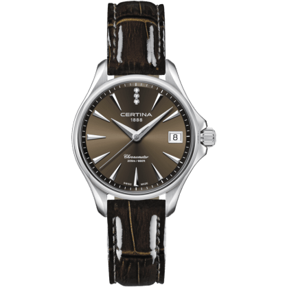 DS Action Diamonds 33.8 Stainless Steel / Brown / Strap