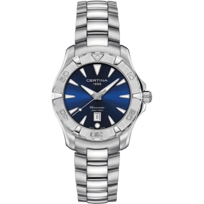 DS Action Lady Stainless Steel / Blue / Bracelet