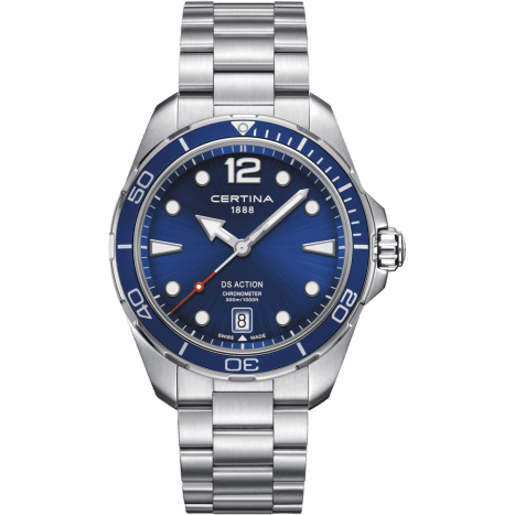 DS Action 43 Quartz Stainless Steel / Blue