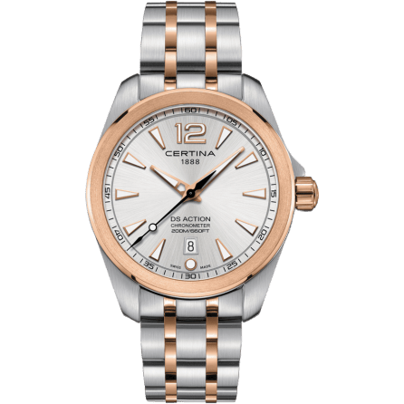 DS Action 41 Quartz Two Tone / Silver