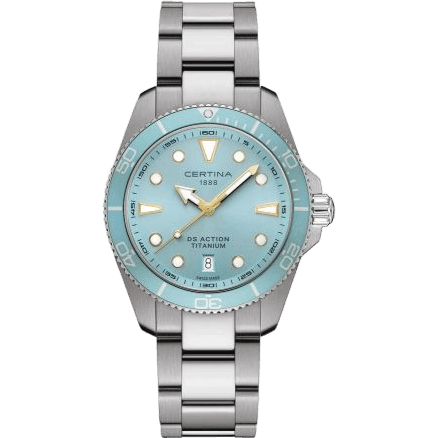 DS Action 40 Quartz Titanium / Light Blue