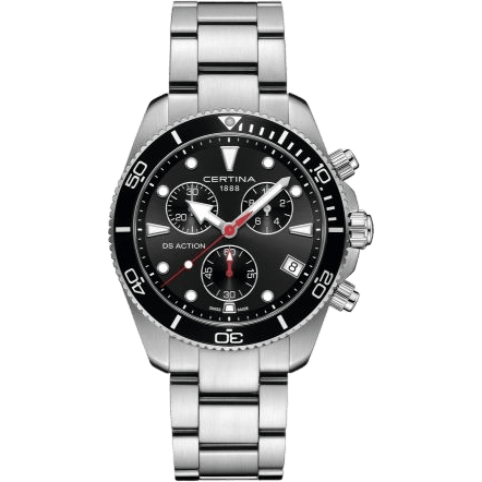 DS Action Chrono Stainless Steel / Black / Bracelet