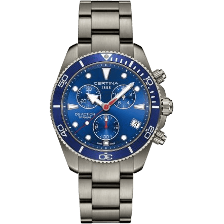 DS Action Chrono Titanium / Blue / Bracelet