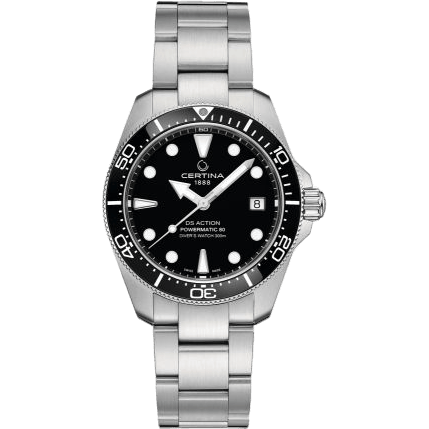DS Action Diver 38 Powermatic 80 Stainless Steel / Black