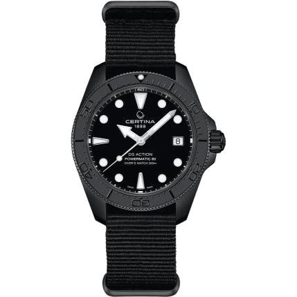 DS Action Diver 38 Powermatic 80 PVD / Black