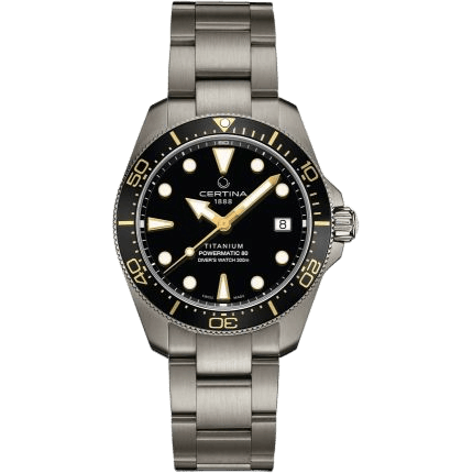 DS Action Diver 38 Powermatic 80 Titanium / Black