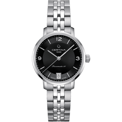 DS Caimano Powermatic 80 Stainless Steel / Black / Bracelet