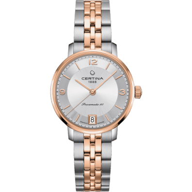 DS Caimano Powermatic 80 Stainless Steel / Rose Gold PVD / Silver / Bracelet