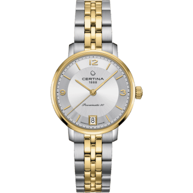 DS Caimano Powermatic 80 Stainless Steel / Yellow Gold PVD / Silver / Bracelet