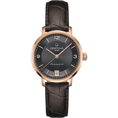DS Caimano Powermatic 80 Rose Gold PVD / Grey / Strap