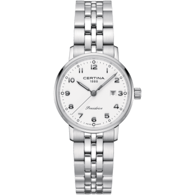 Ds Caimano Lady Stainless Steel / White / Bracelet