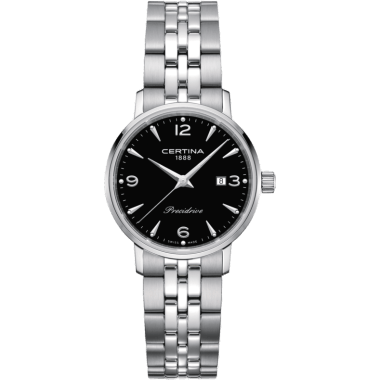 Ds Caimano Lady Stainless Steel / Black / Bracelet