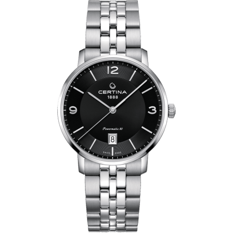 DS Caimano Powermatic 80 Stainless Steel / Black / Bracelet
