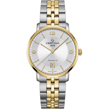 DS Caimano Powermatic 80 Stainless Steel / Yellow Gold PVD / Silver / Bracelet