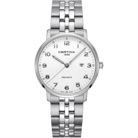 DS Caimano 39 Stainless Steel / White / Bracelet