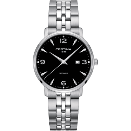 DS Caimano 39 Stainless Steel / Black / Bracelet