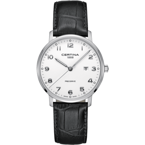 DS Caimano 39 Stainless Steel / White / Strap