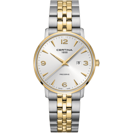 DS Caimano 39 Stainless Steel / Yellow Gold PVD / Silver / Bracelet