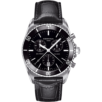 DS First Ceramic Chronograph Leather
