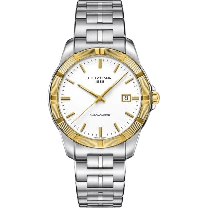 DS Jubile Quartz Stainless Steel - Yellow Gold / White / Bracelet