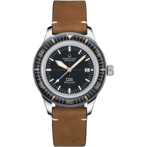 DS PH200M Stainless Steel / Blue / Calf