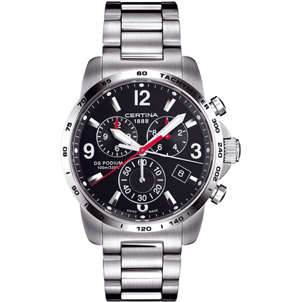 DS Podium Big Size Chrono Black Bracelet