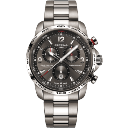 DS Podium Big Size Chrono 1/100 Sec Titanium / Grey