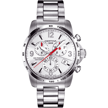 DS Podium Big Size Chrono Silver Bracelet