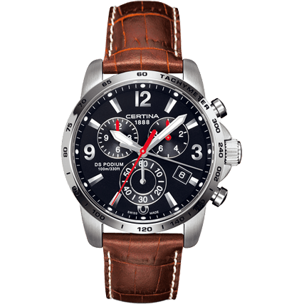 DS Podium Big Size Chrono Black Brown
