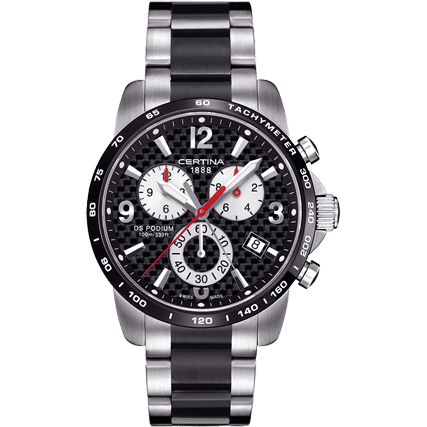 DS Podium Big Size Chrono PVD Carbon