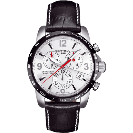 DS Podium Big Size Chrono Silver