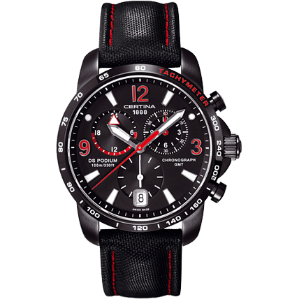 DS Podium Big Size Chrono GMT PVD