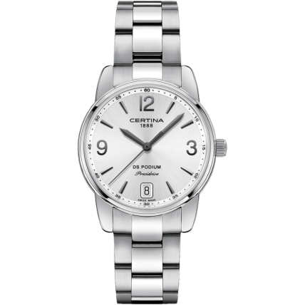 DS Podium 33 Stainless Steel / Silver / Bracelet