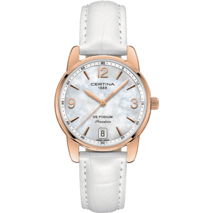 DS Podium 33 Rose Gold PVD / MOP / Strap
