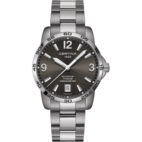 DS Podium 40 Titanium / Grey / Bracelet