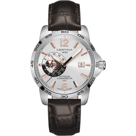 DS Podium GMT Stainless Steel / Silver