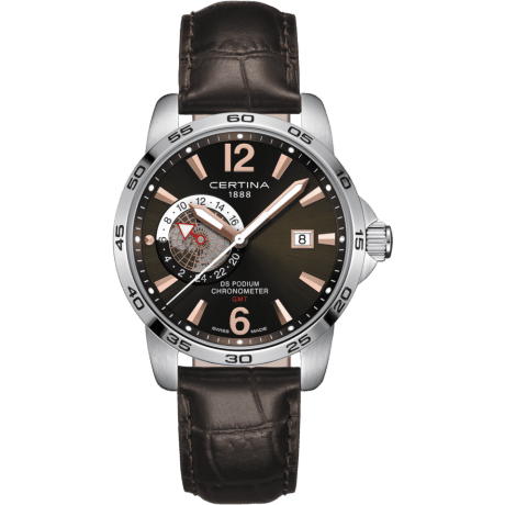 DS Podium GMT Stainless Steel / Brown