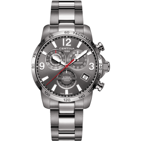 DS Podium Chronograph GMT Titanium / Grey