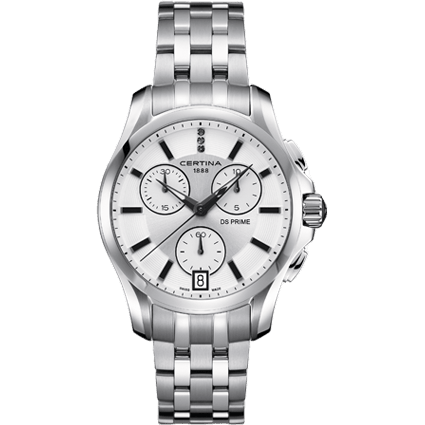 DS Prime Chronograph Silver