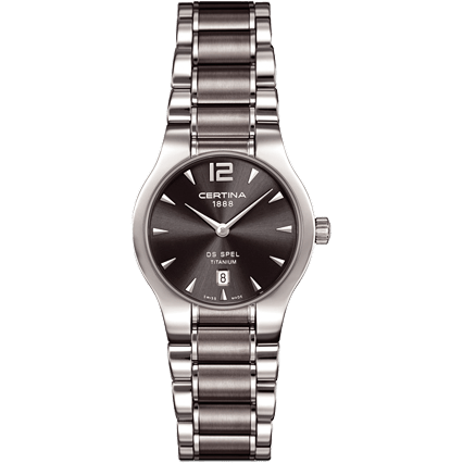 DS Spel Lady Round Titanium Grey