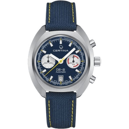DS-2 Chronograph Automatic Stainless Steel / Blue